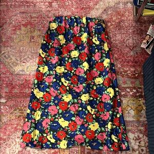 ASOS floral long skirt